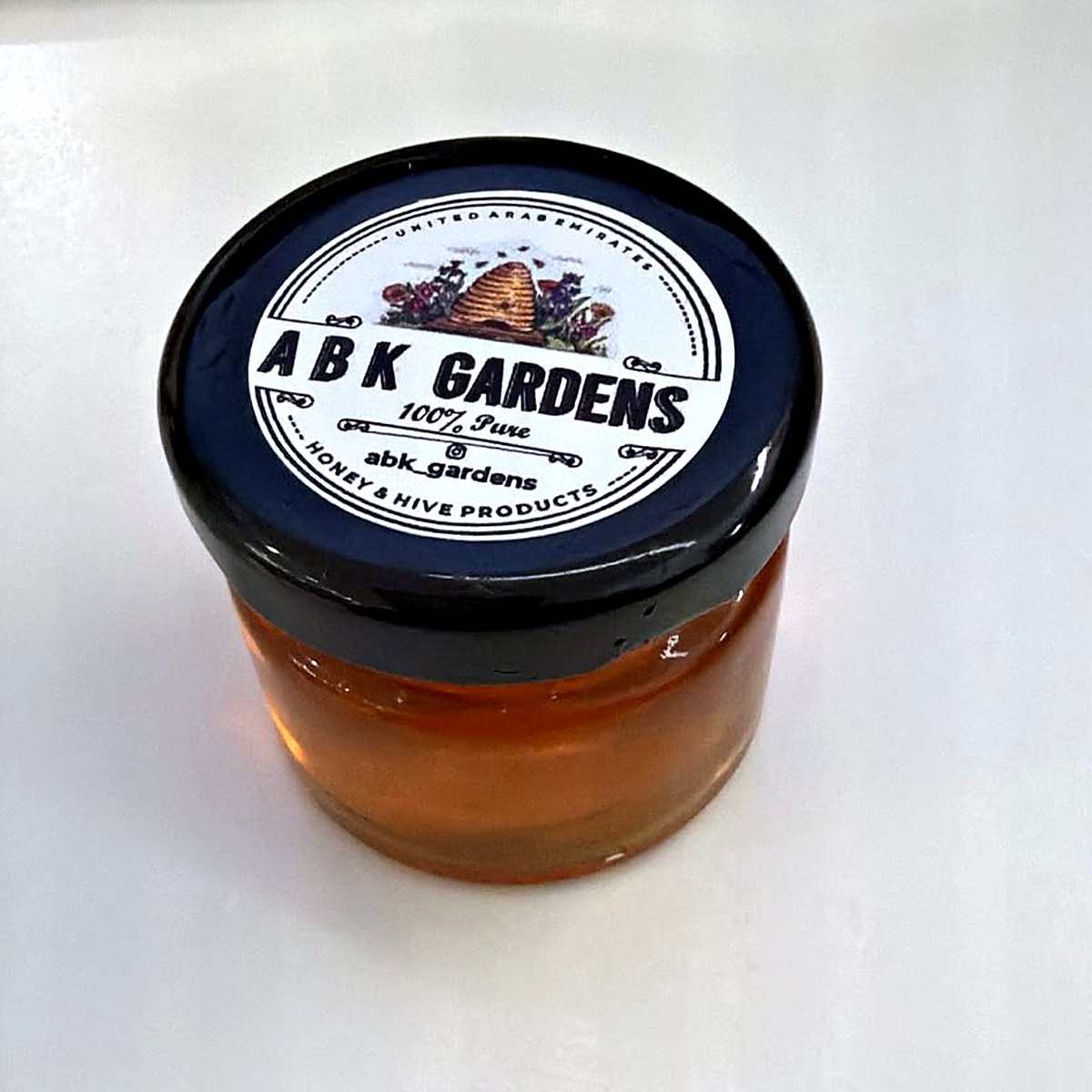 A jar of ABK Gardens honey to take home